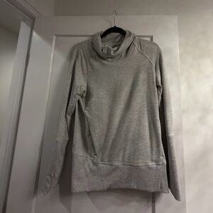 Lululemon Athletica Gray Ribbed Hoodie